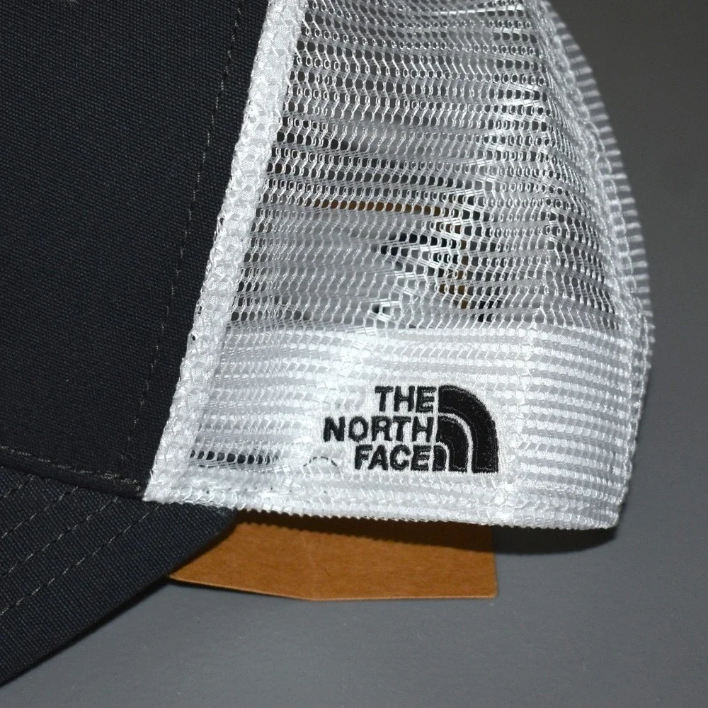 The North Face Panasonic Trucker Hat Mens Black New Mesh Snapback NF0A4VUAKN6-OS